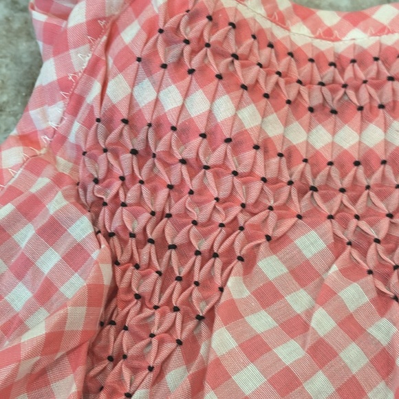 Vintage Hand-smocked Apron - Picture 2 of 5